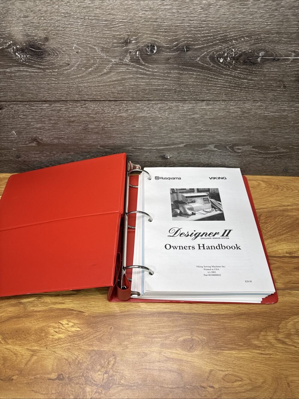 Husqvarna Viking Designer II Comprehensive Owners Handbook Manual